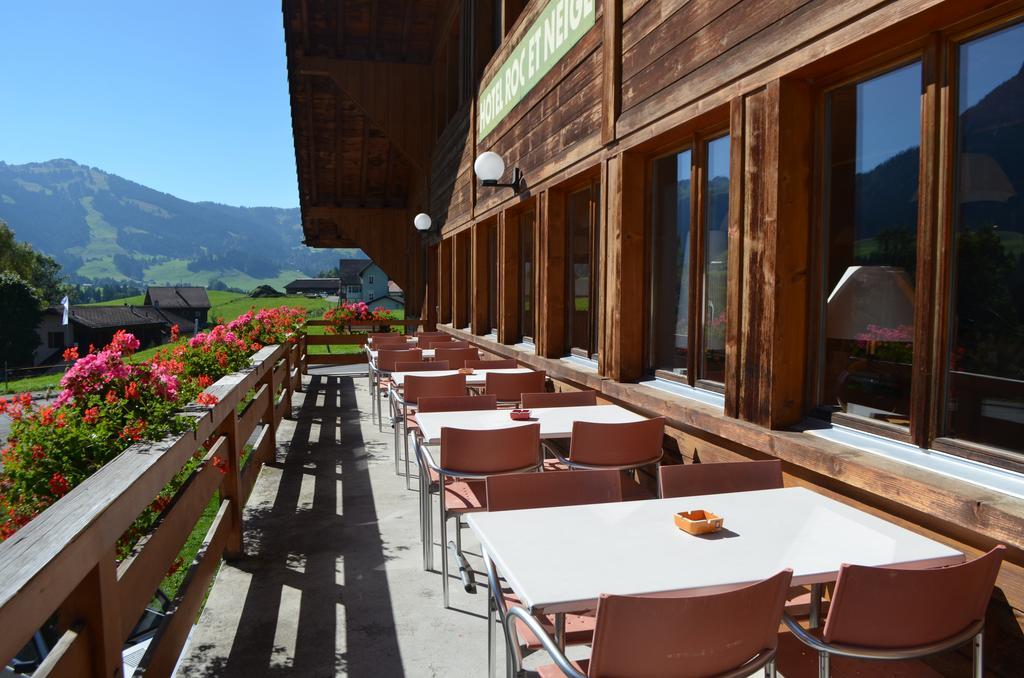 Hotel Roc Et Neige Château-d'Oex Exterior foto
